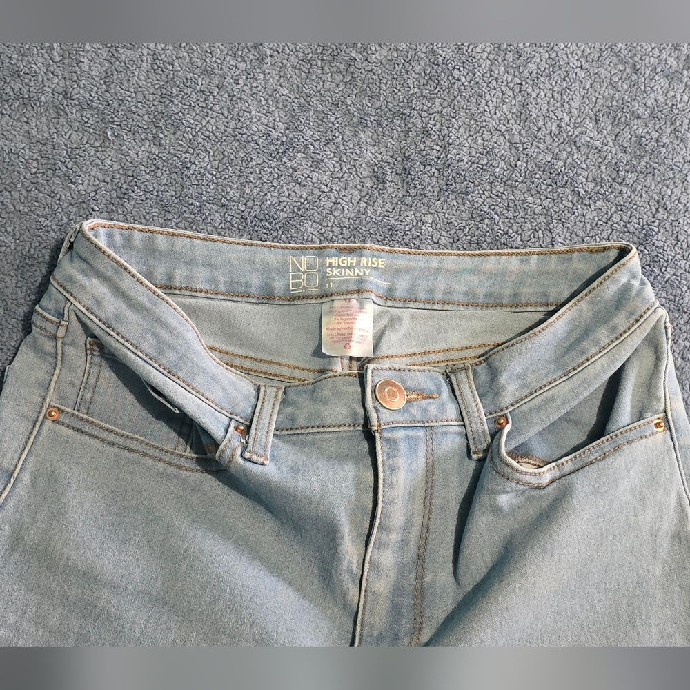 Light Blue High Rise Skinny Jeans